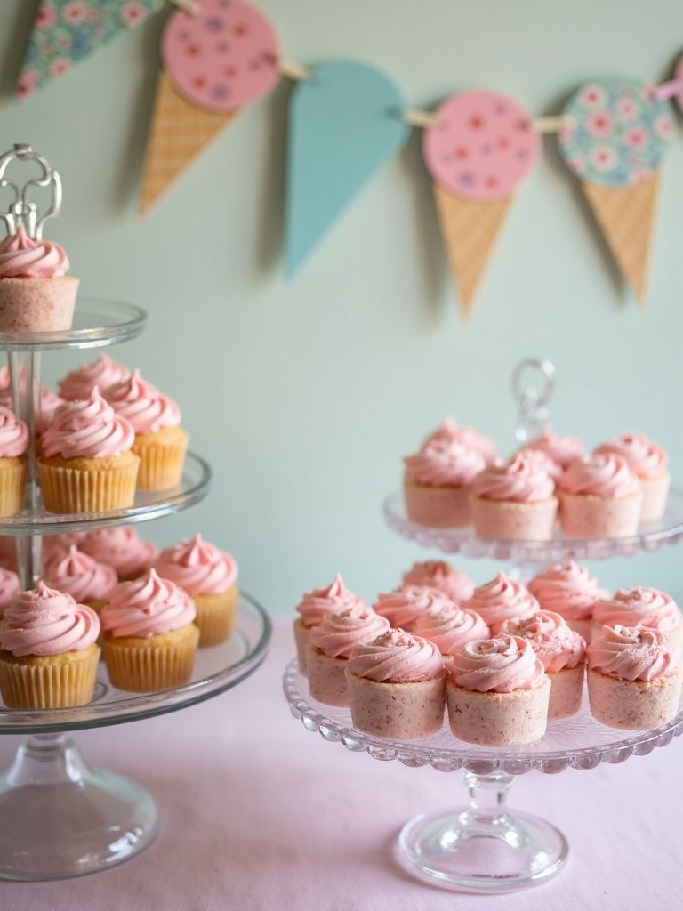 ice cream themed tablescape design