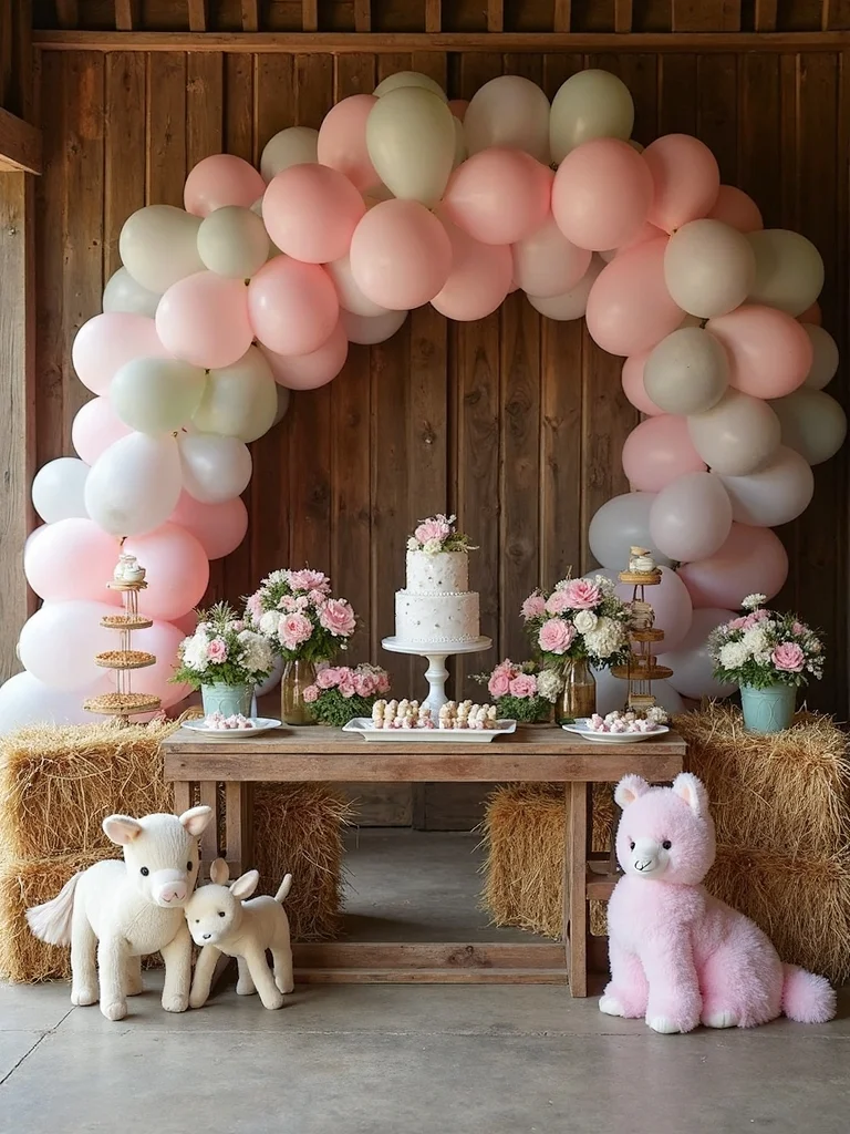 interactive barnyard baby shower