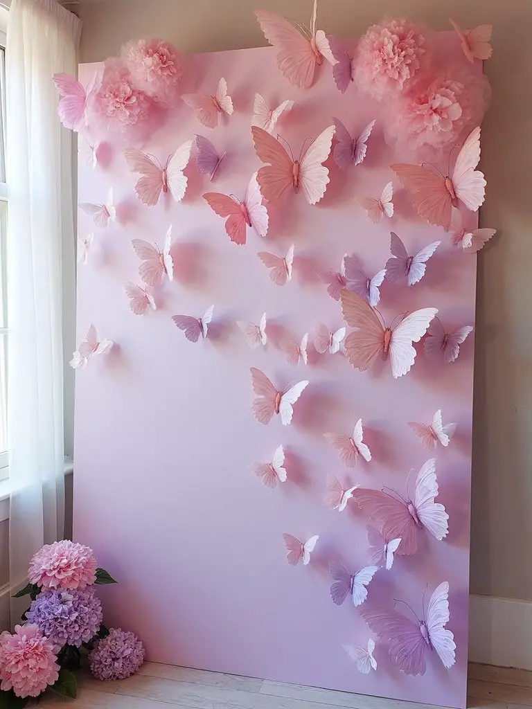 interactive butterfly message board