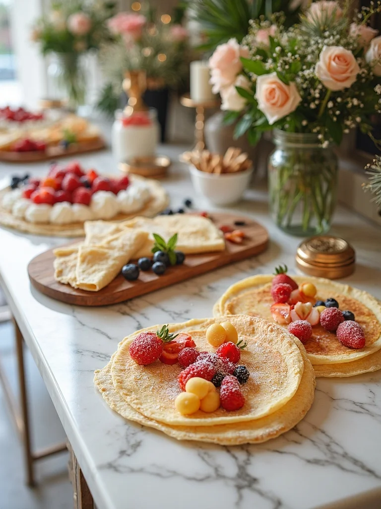 interactive crepe station experience