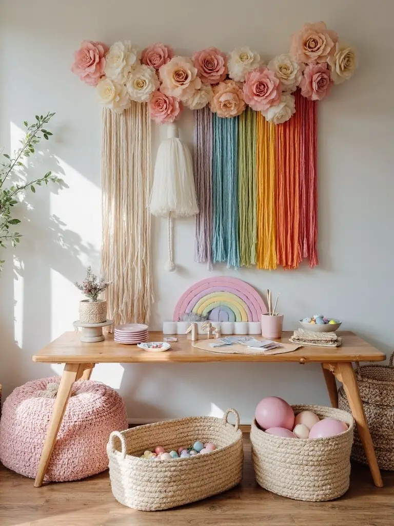 interactive rainbow activity stations