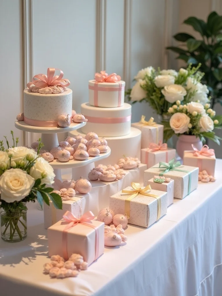 inviting gift table display