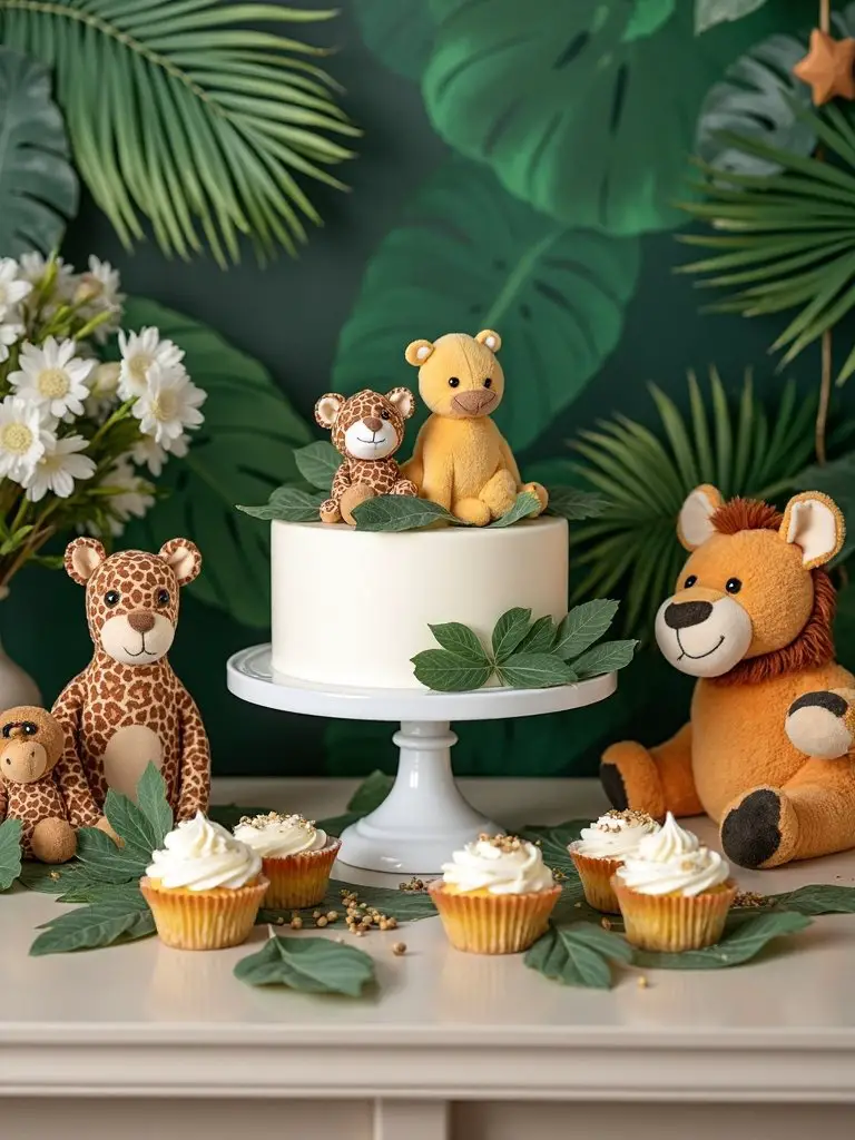 jungle themed baby shower ideas