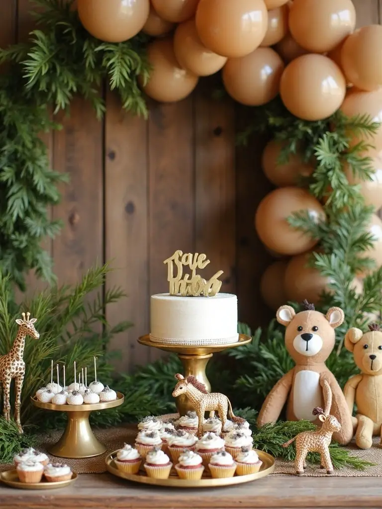 jungle themed baby shower invitations