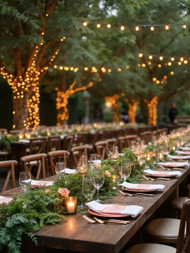 lush natural layered woodland inspired