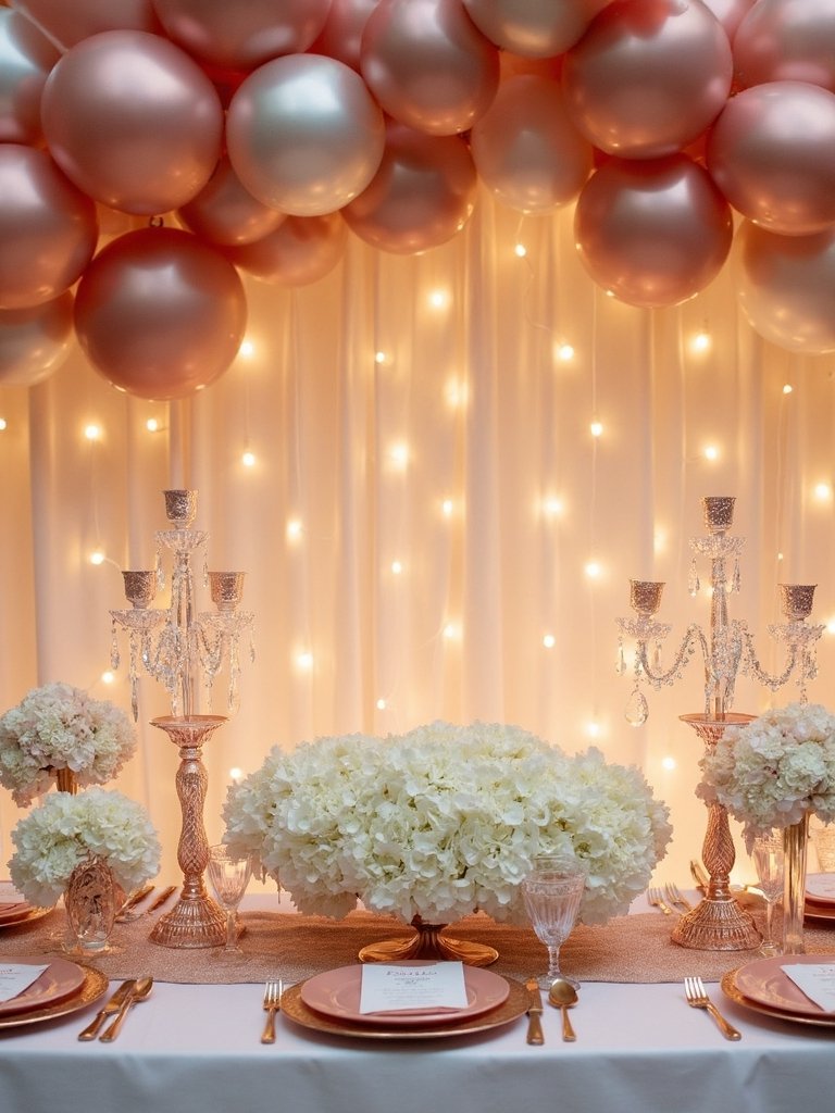 luxurious modern metallic accents