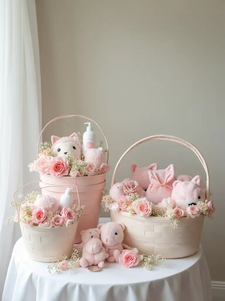 luxury baby gift baskets