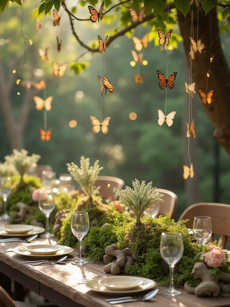 magical butterfly garden accents