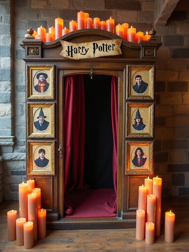 magical hogwarts themed photo booth
