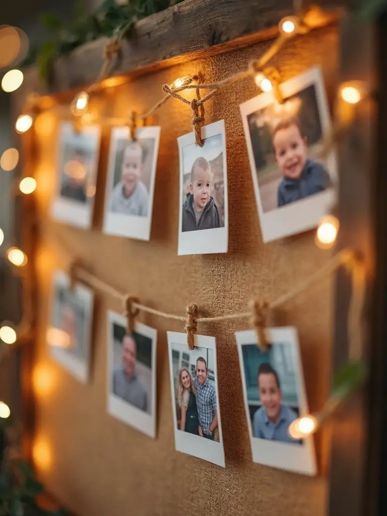 magical photo display wall