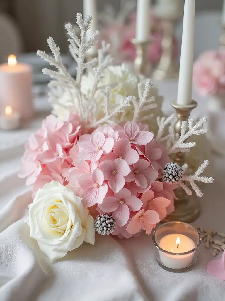 magical pink winter blooms