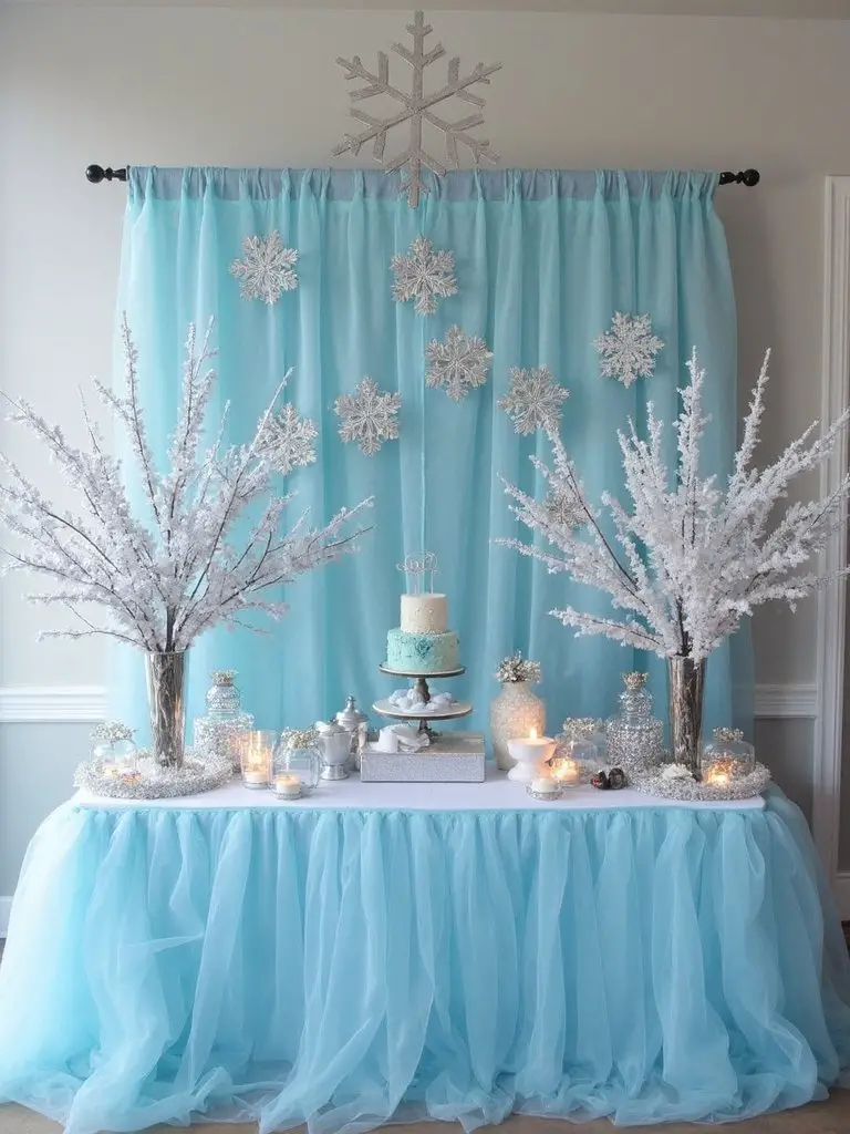 magical silver and blue gifts