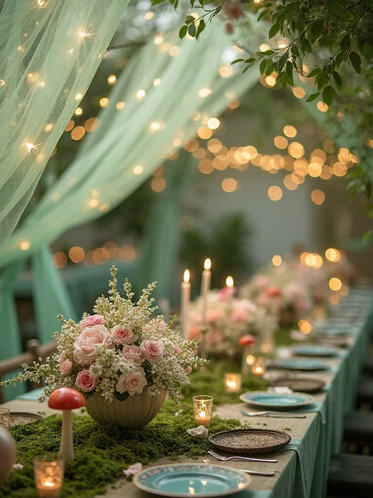 magical tinkerbell themed baby shower