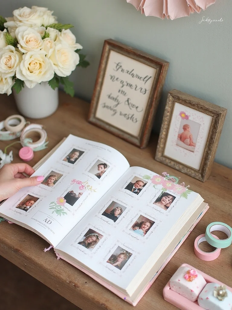 memory book crafting station