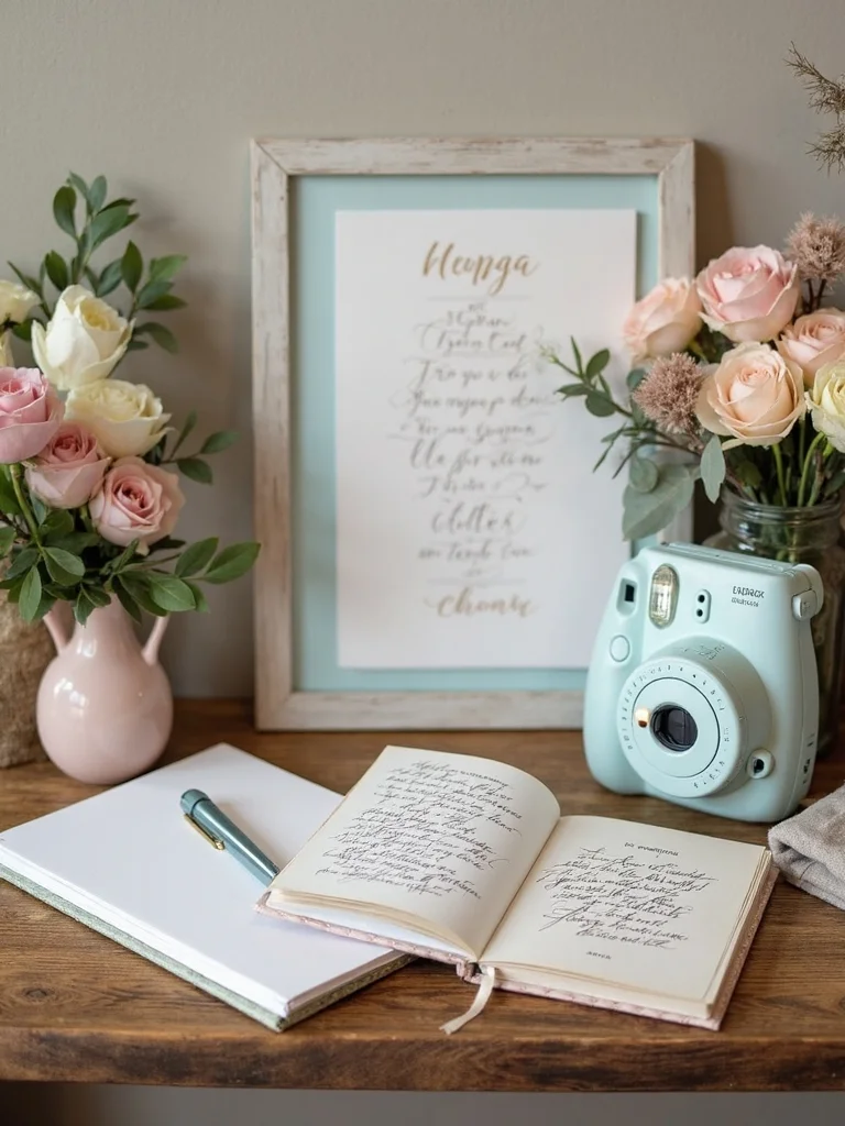 memory book station setup