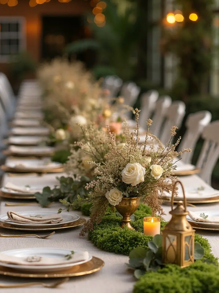 middle earth themed centerpieces display