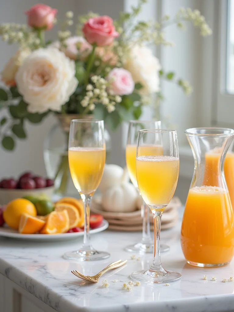 mimosa bar for celebrations