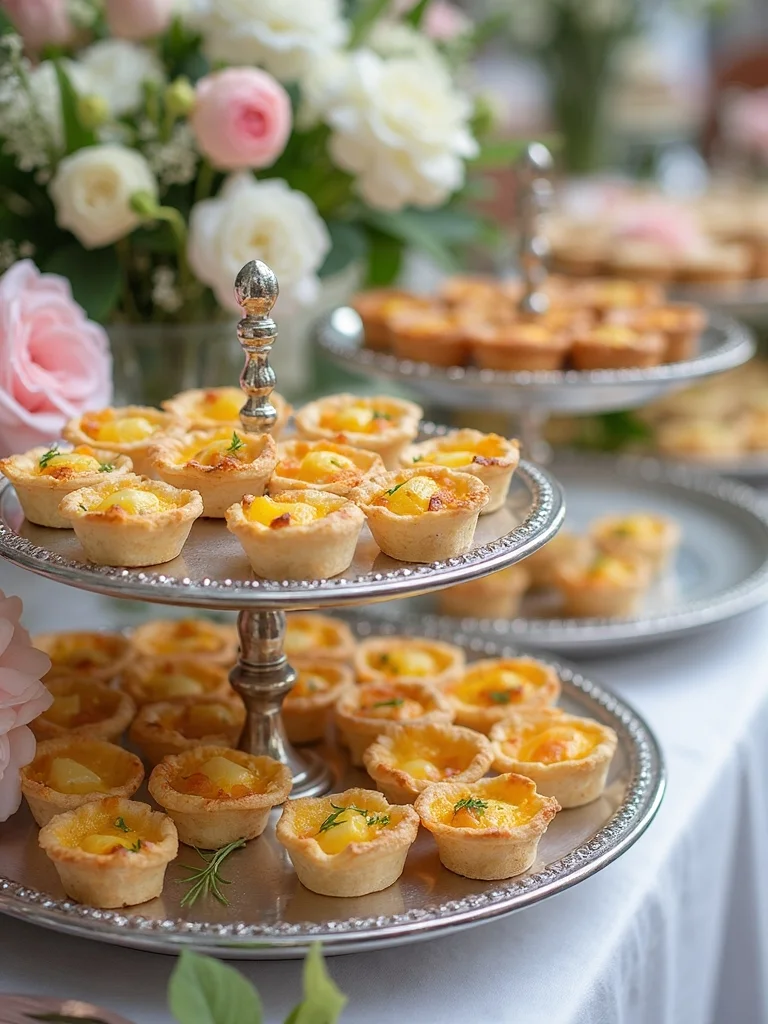 mini quiches and tarts