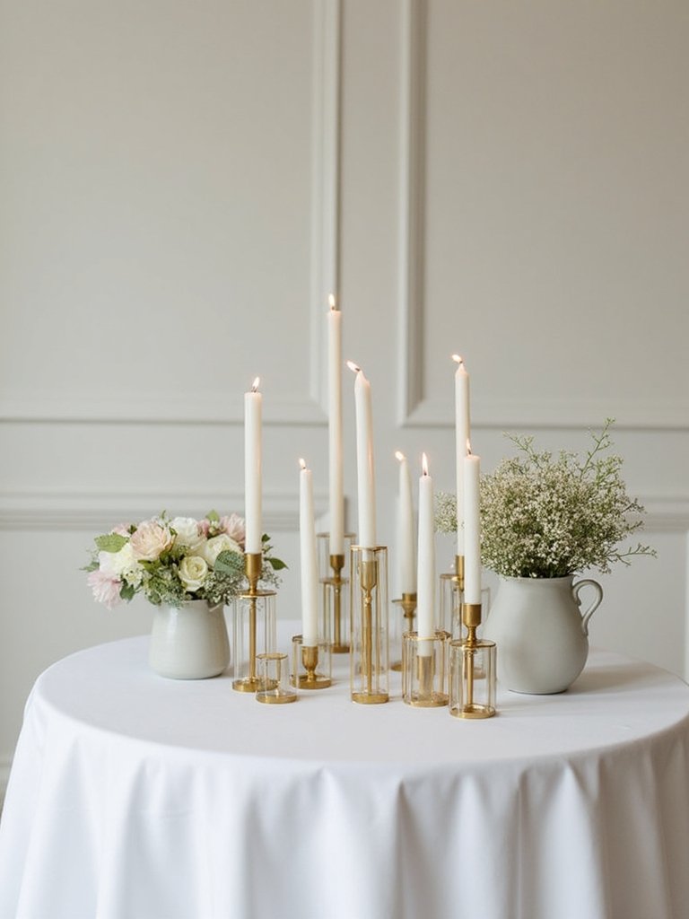 minimalist candlelit enchanting symmetrical