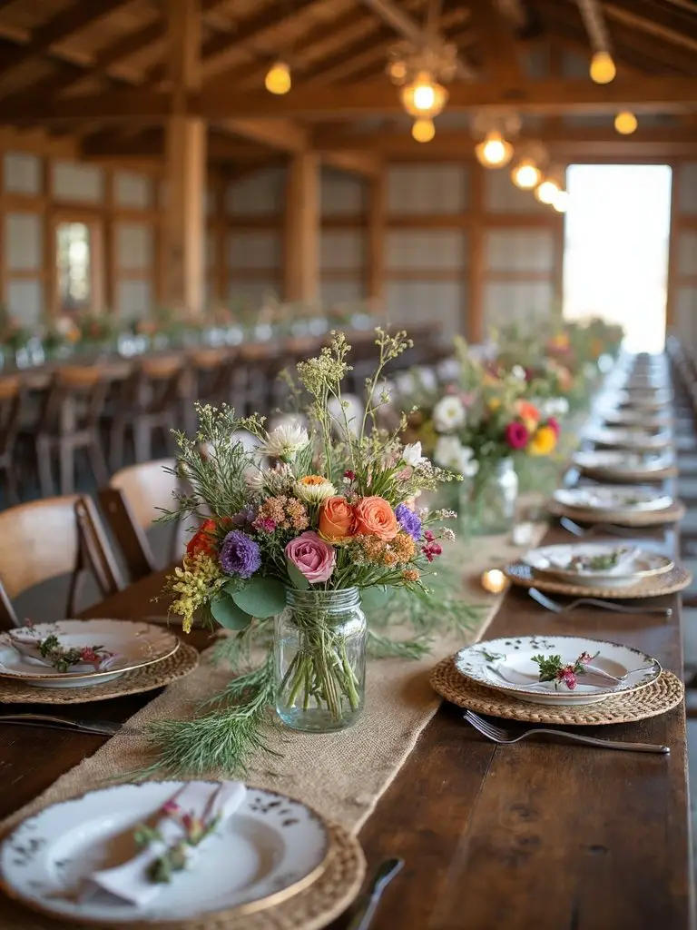 minimalist native floral arrangements