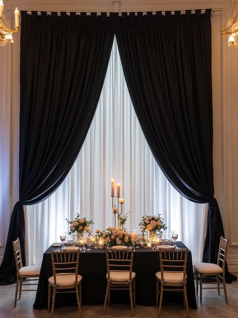 modern dramatic monochrome uplighting