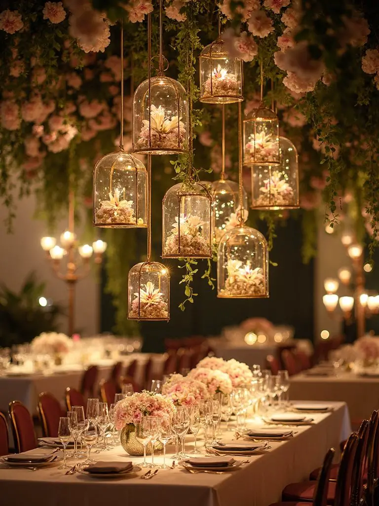 modern geometric chandeliers