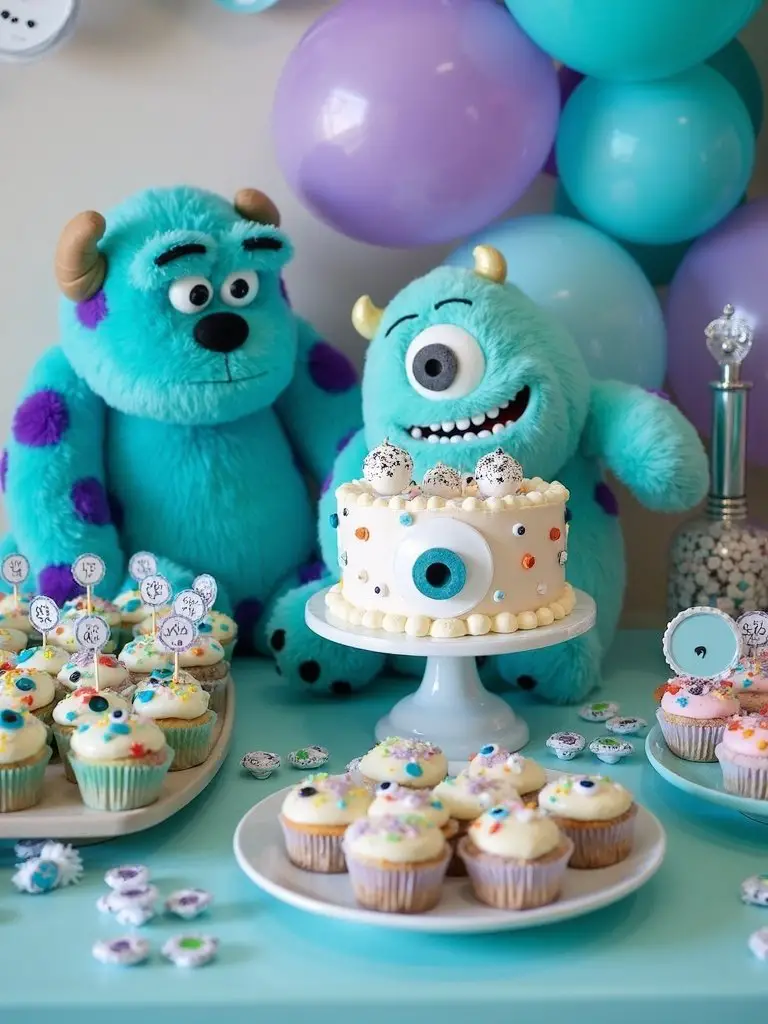 monsters inc themed color palette