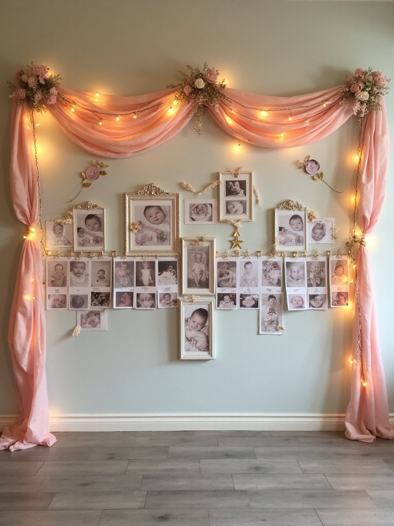nostalgic photo memory display