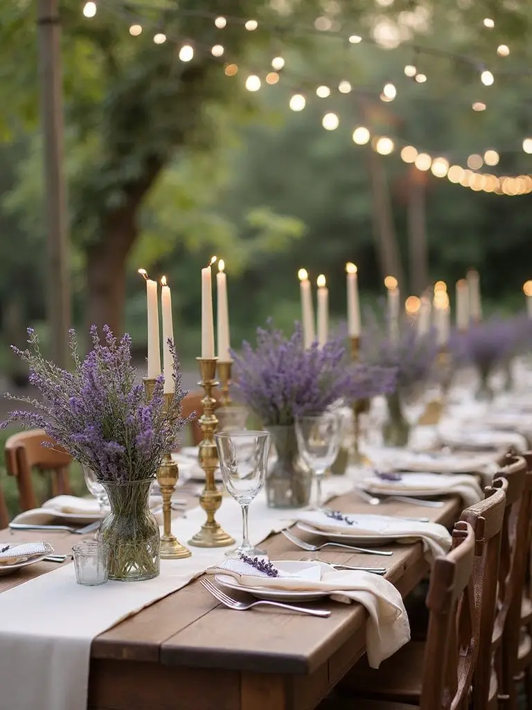 organic free flowing lavender countryside charm