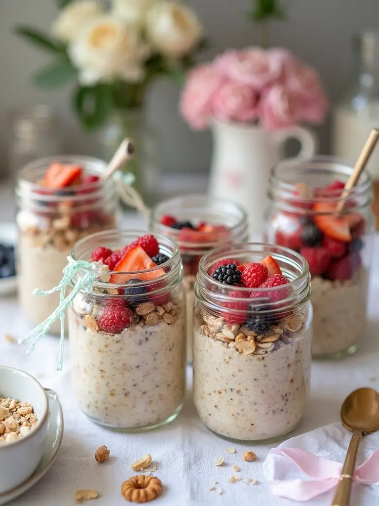overnight oats customization station