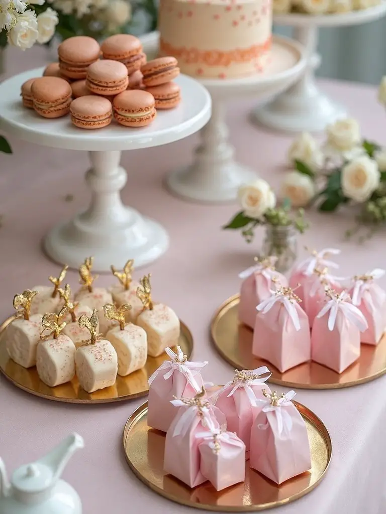 party favor display arrangement