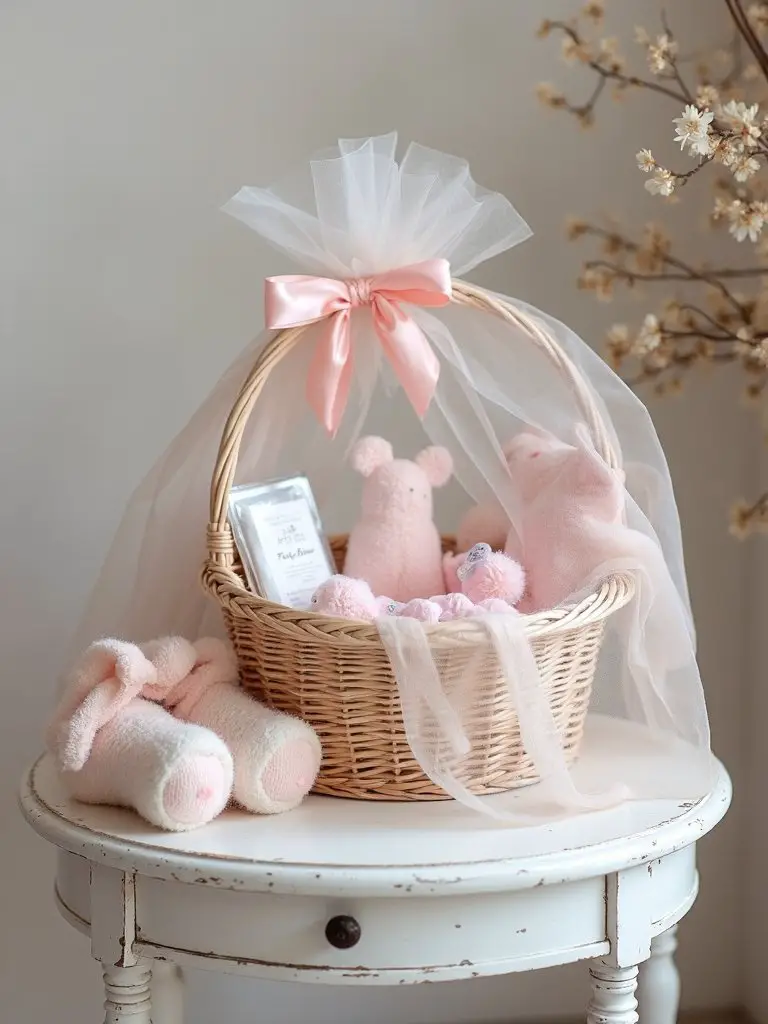 personalized baby gift basket