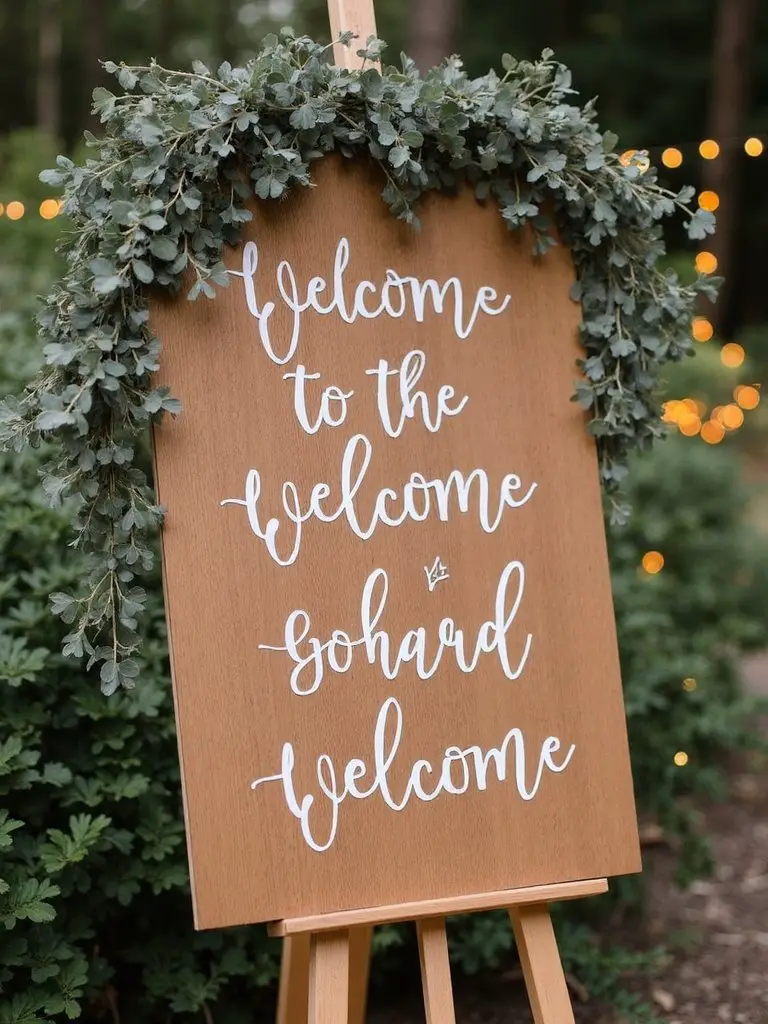 personalized wooden guest sign alternatives