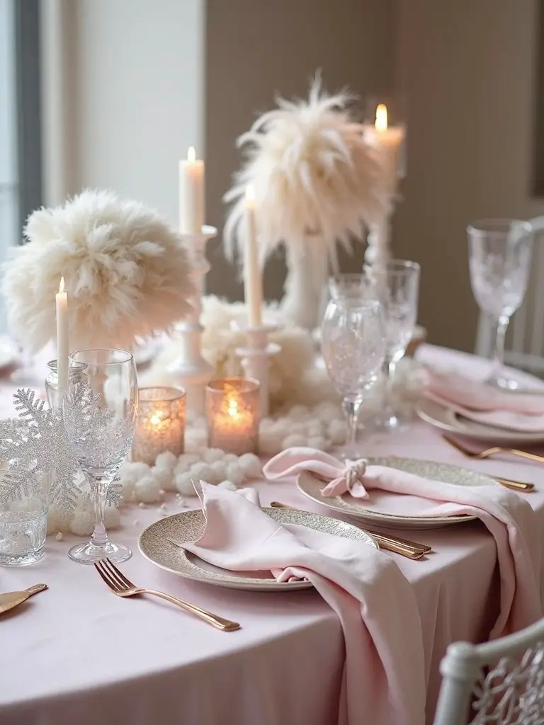 pink winter color palette