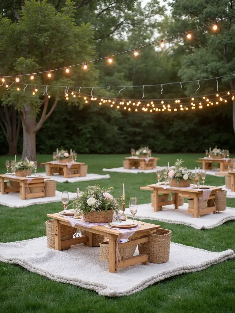 playful outdoor wedding reception activities