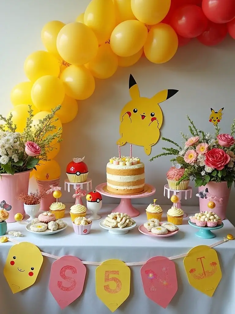 pokemon inspired baby shower colors