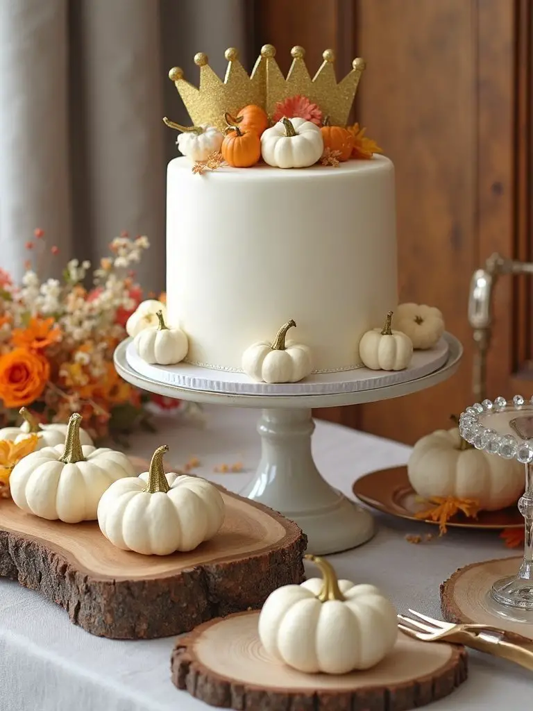 pumpkin themed baby shower celebration