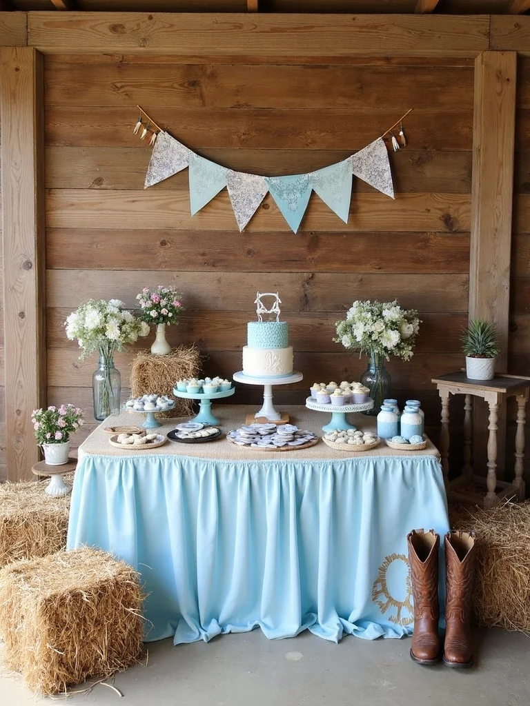 ranch themed photo backdrop diy