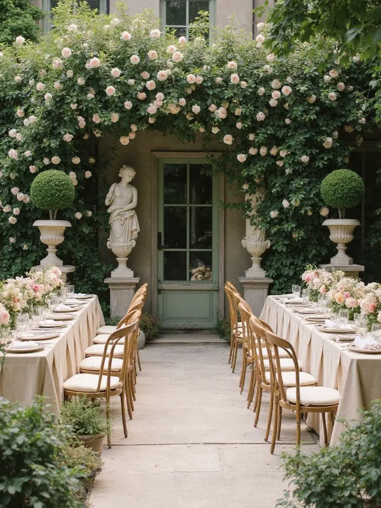 refined european garden elegance