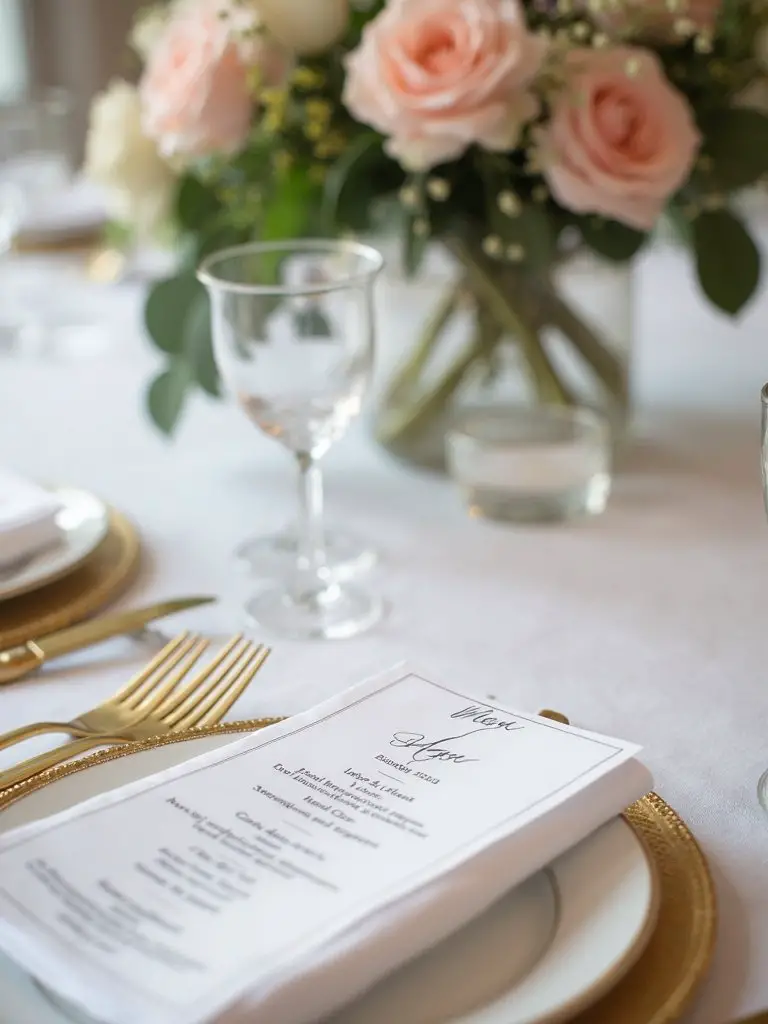 refined versatile cohesive modern acrylic menu