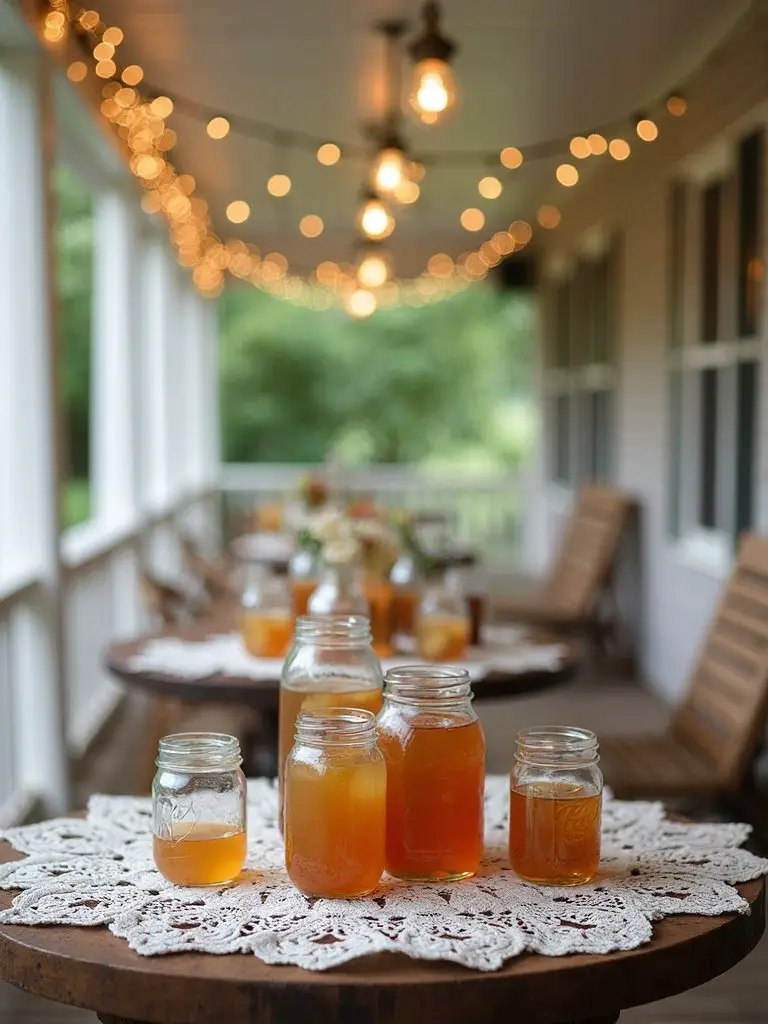 refreshing southern hospitality sweet tea station