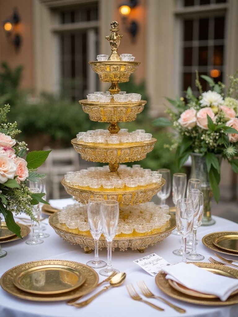 retro inspired floral vintage glassware old world glamour