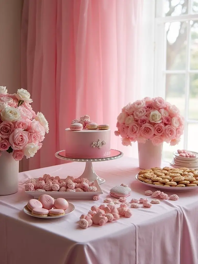 romantic baby shower menu