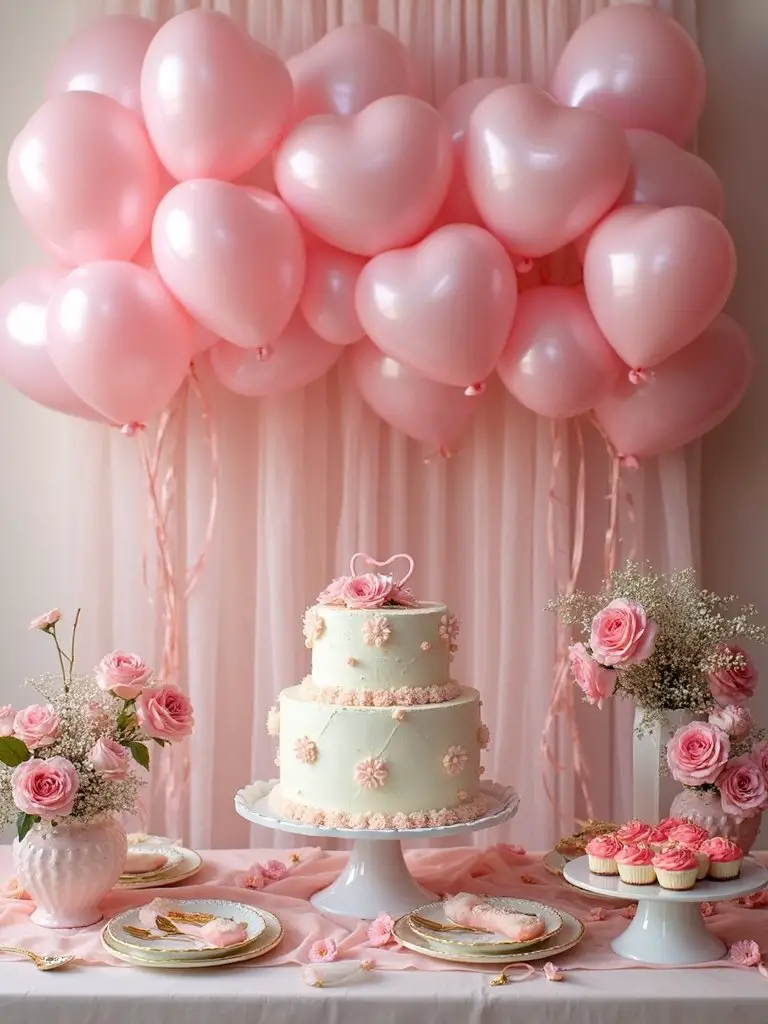 romantic diy photo backdrop