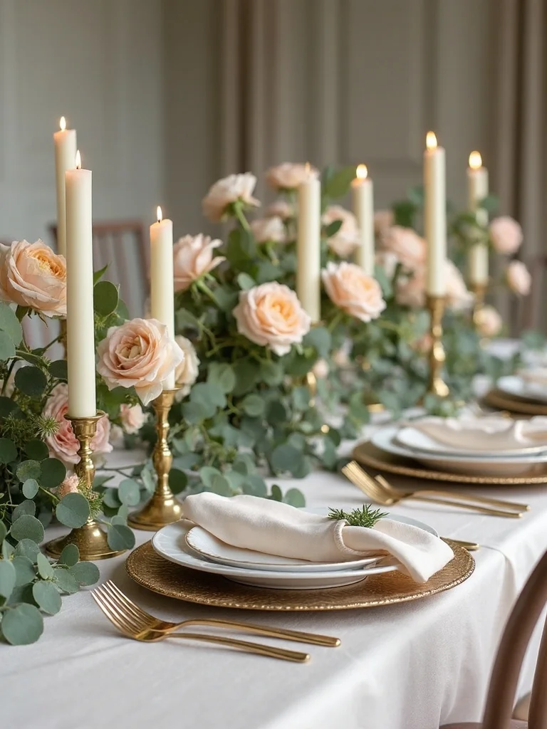 romantic natural harmonious wedding decor