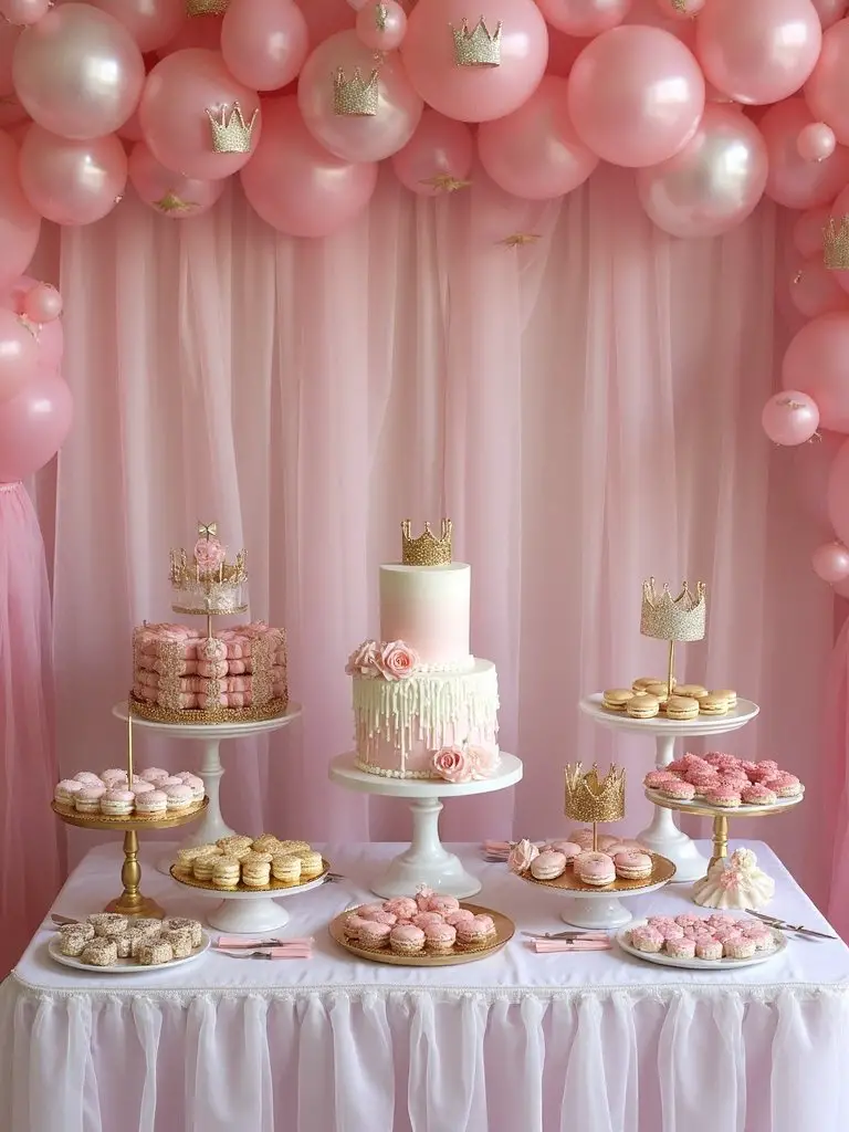 royal dessert table display