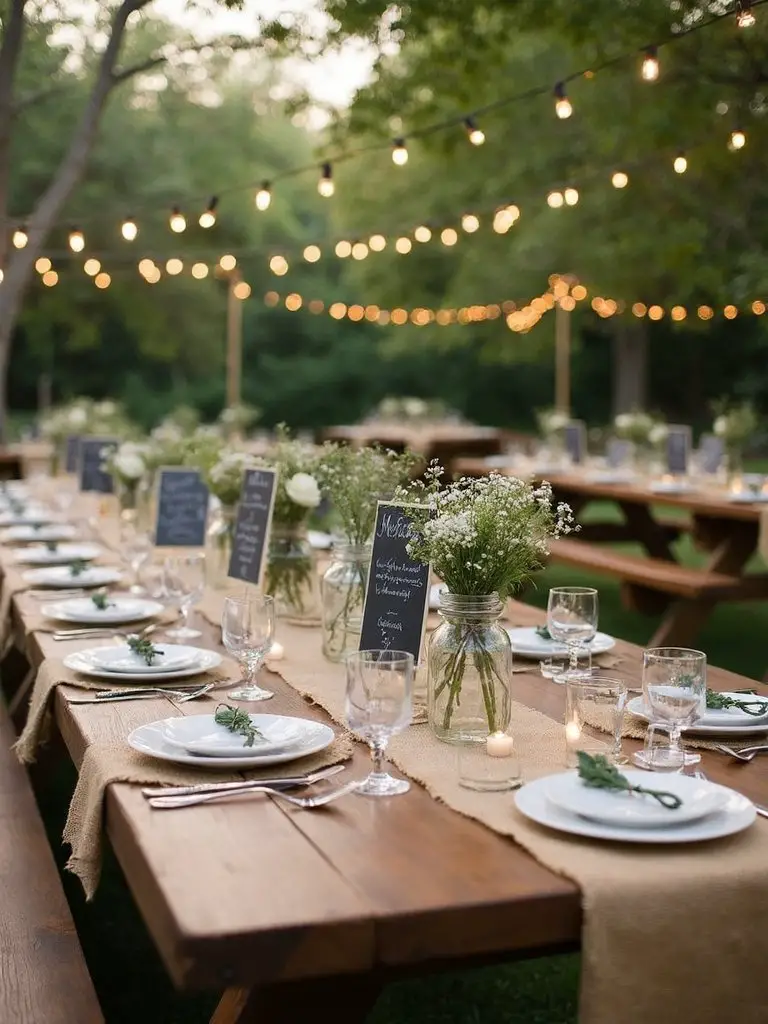 rustic charm guides wedding dining