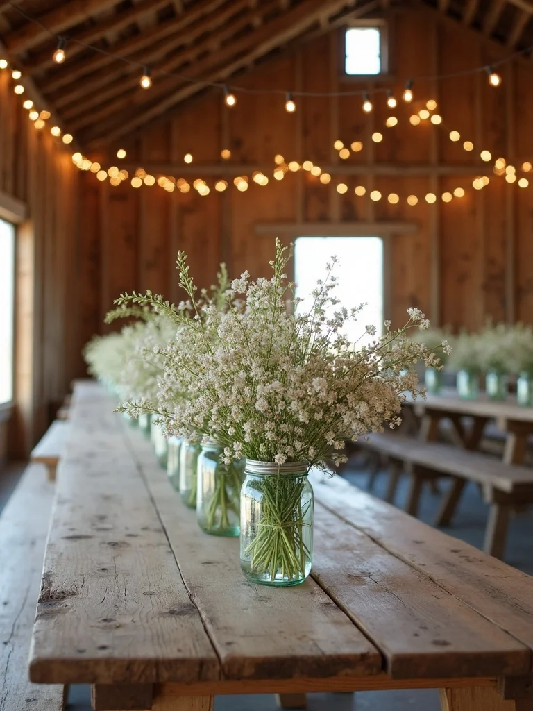 rustic charming floral minimal