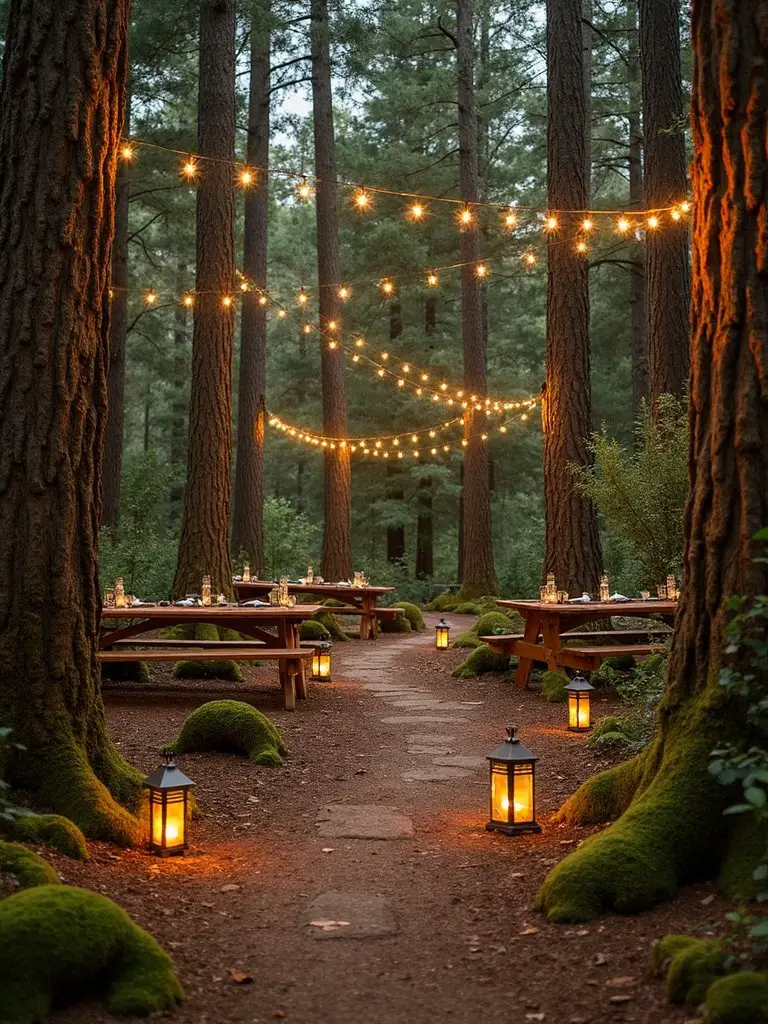 rustic enchanted romantic intimate