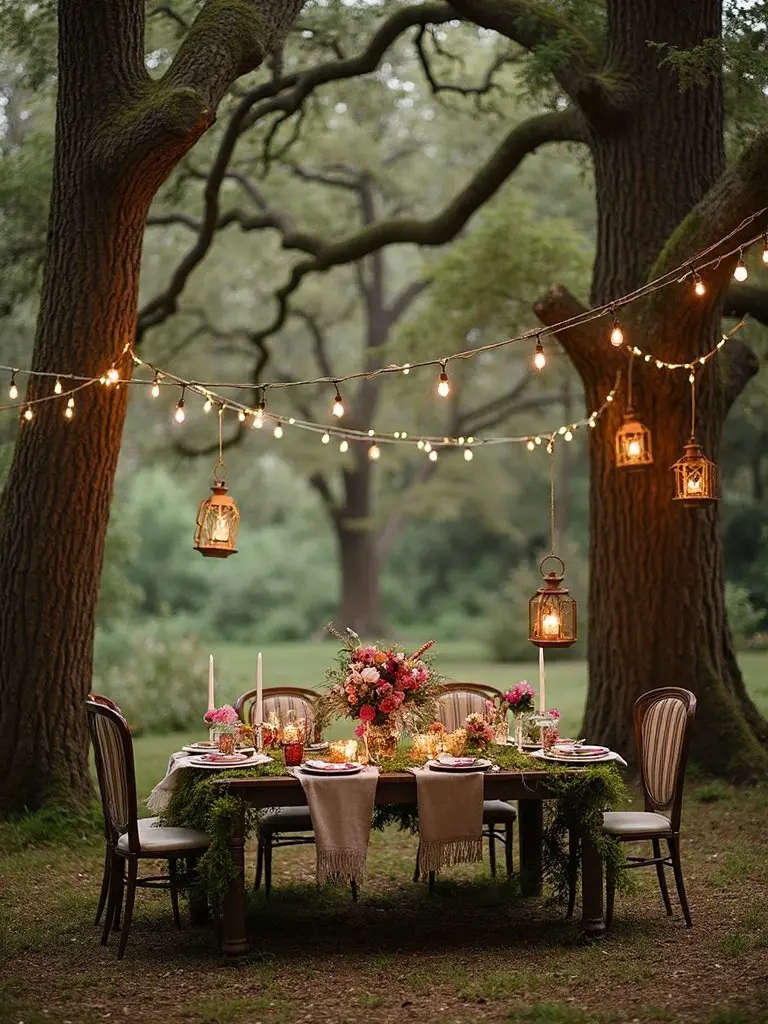 rustic romantic natural enchanted